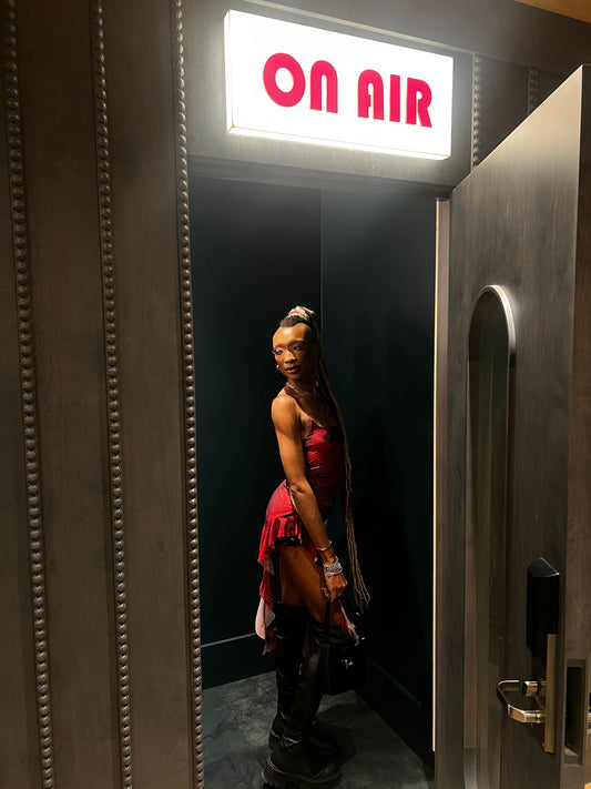 Red Energy Mesh Dress